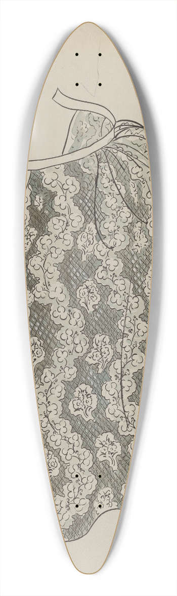 Lillian Causey - Bustle 39.3 inch art pintail longboard deck