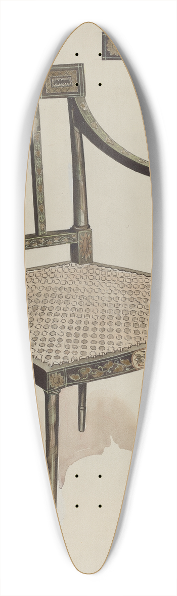 Lillian Causey - Chair 39.3 inch art pintail longboard deck