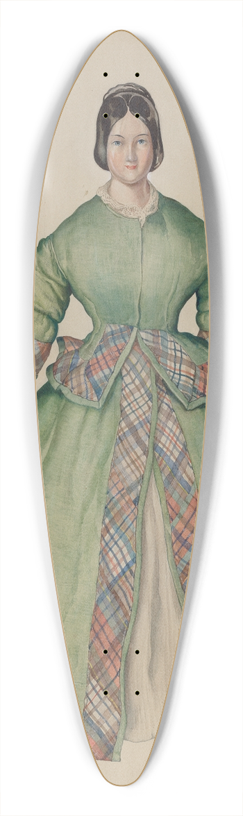 Lillian Causey - Doll 39.3 inch art pintail longboard deck