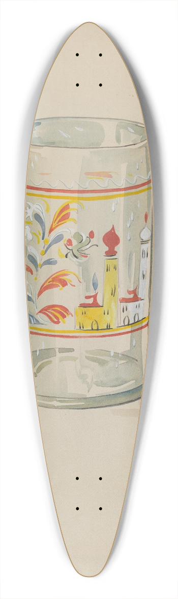 Lillian Causey - Mug 39.3 inch art pintail longboard deck