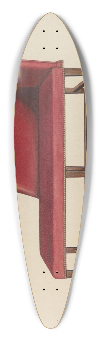 Lillian Causey - Settee or Chaise Lounge 39.3 inch art pintail longboard deck