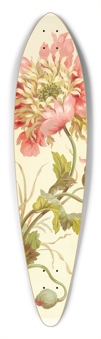 Lilly Walther - Moonid 39.3 inch art pintail longboard deck