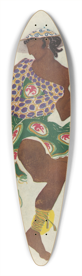 Lon Bakst - Shepherd in Daphnis et Chloe 39.3 inch art pintail longboard deck