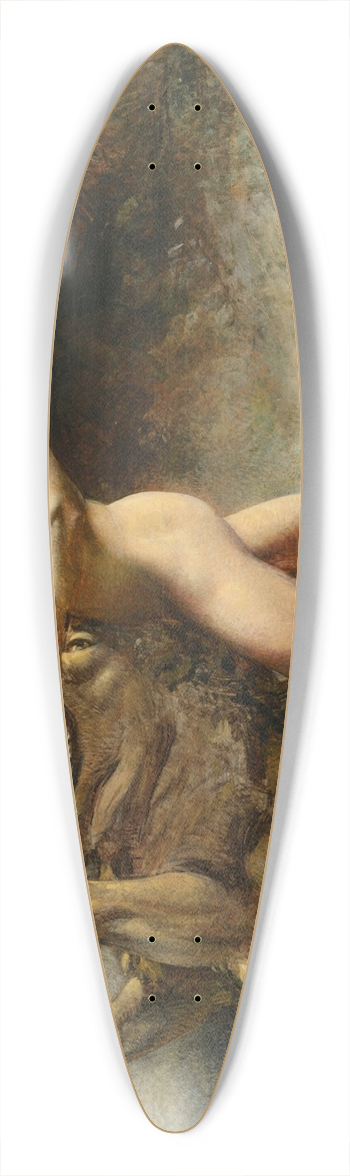 Lon Bonnat - Samsons Youth 39.3 inch art pintail longboard deck