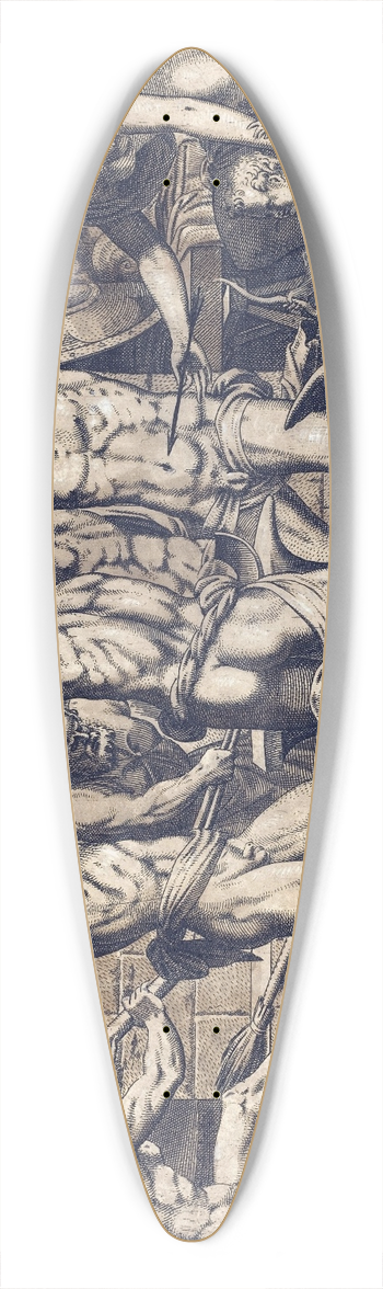 Lon Davent - Venus at Vulcans Forge 39.3 inch art pintail longboard deck