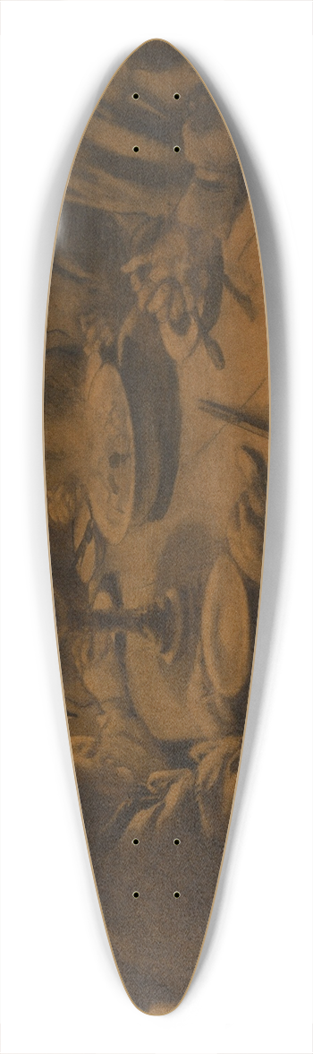 Lon Frdric - The Evening Prayer 39.3 inch art pintail longboard deck