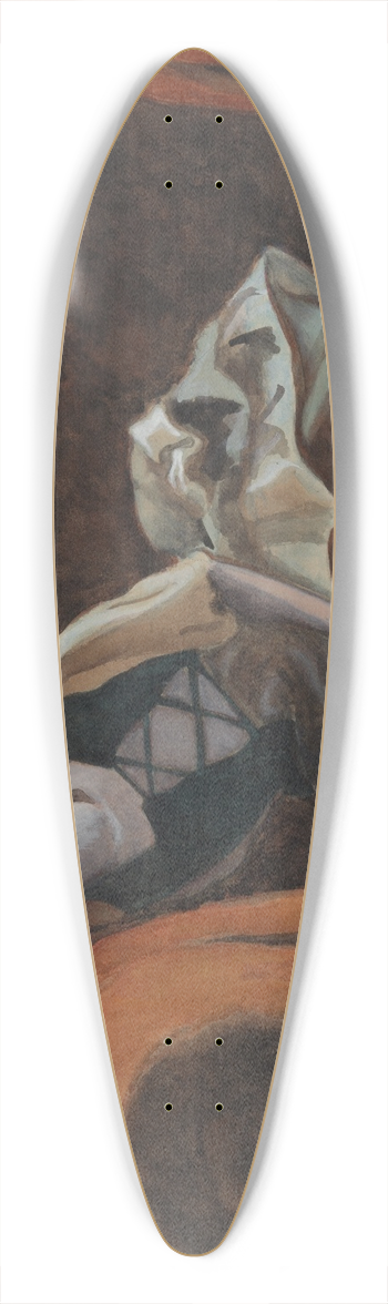Lon Spilliaert - Pop 39.3 inch art pintail longboard deck