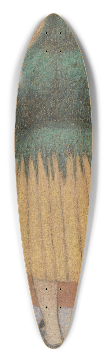 Lon Spilliaert - Vissersvrouw 39.3 inch art pintail longboard deck