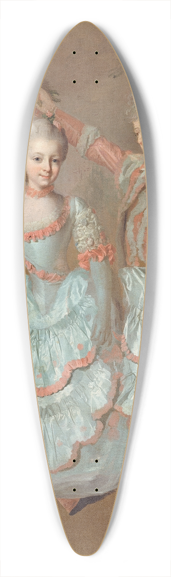 Lorens Pasch the Younger - Dancing Children 39.3 inch art pintail longboard deck