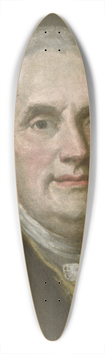 Lorens Pasch the Younger - Self-portrait 39.3 inch art pintail longboard deck