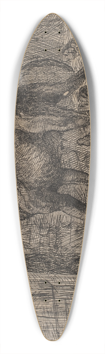 Lorenz Frlich - Billede 39.3 inch art pintail longboard deck