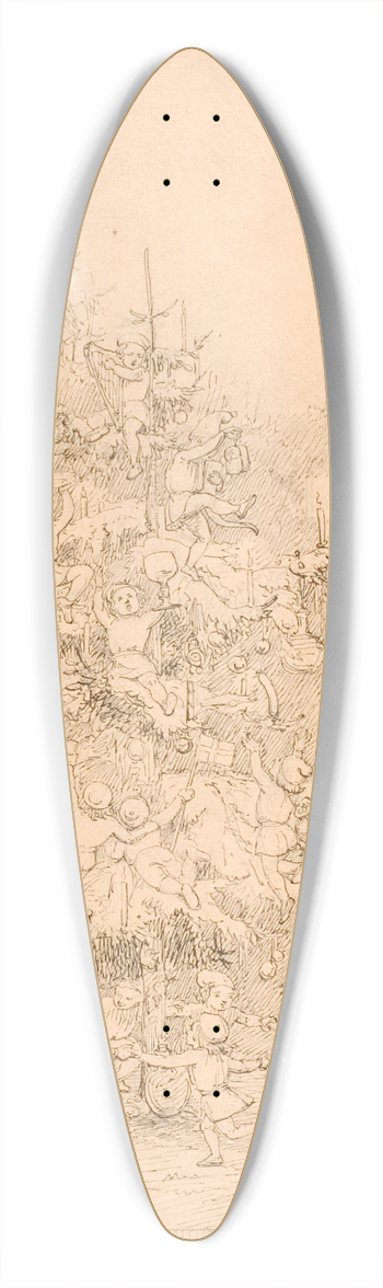 Lorenz Frlich - Juletr 39.3 inch art pintail longboard deck