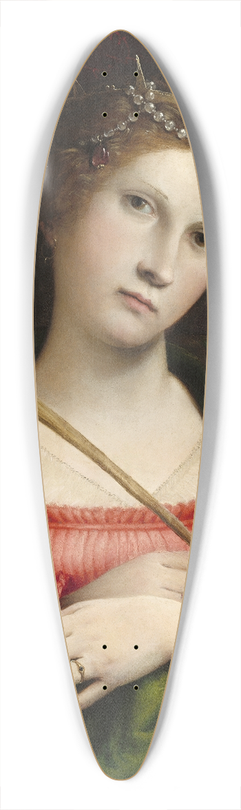 Lorenzo Lotto - Saint Catherine 39.3 inch art pintail longboard deck