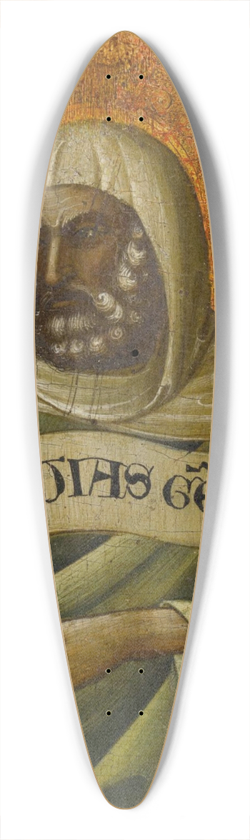 Lorenzo Monaco - The Prophet Jeremiah 39.3 inch art pintail longboard deck