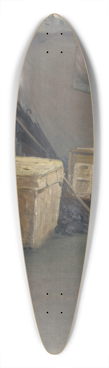 Lotten Rnquist - Studio Interior 39.3 inch art pintail longboard deck