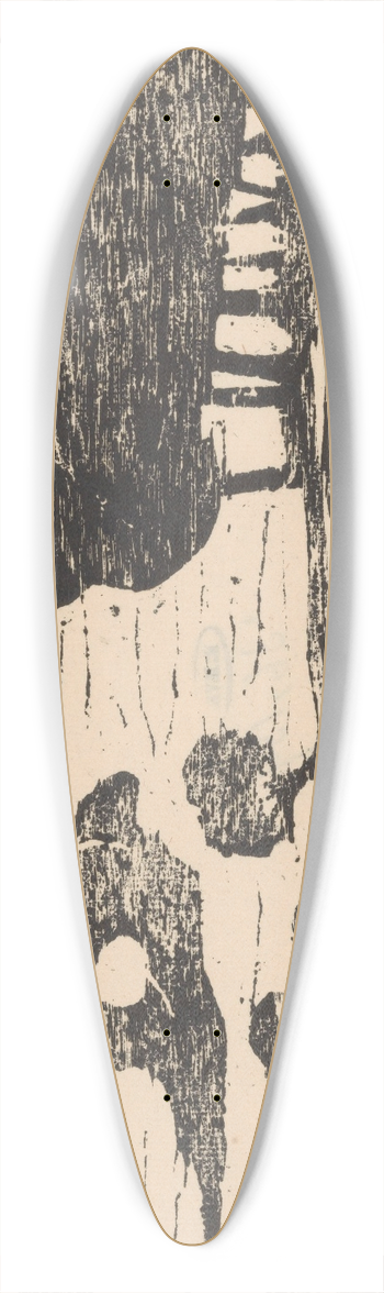 Louis Cardinaals - Amstel bij Abcoude 39.3 inch art pintail longboard deck
