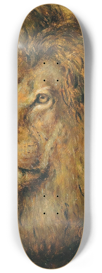 Geza Vastagh - Head of a Lion 8.25 inch art skate deck