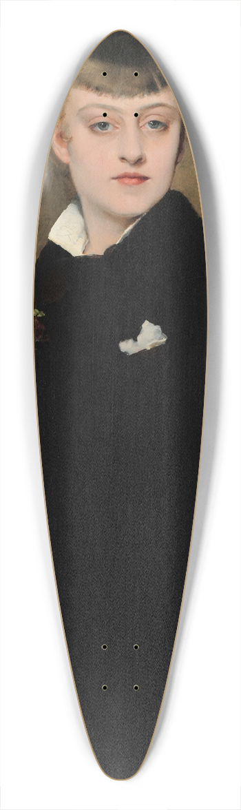 Louise Abbma - Rene Delmas 39.3 inch art pintail longboard deck