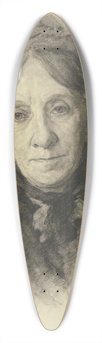 Louis Eysen - Bildnis der Mutter des Knstlers 39.3 inch art pintail longboard deck