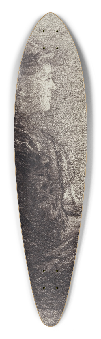 Louis Eysen - Bildnis der Tante Mary Eysen 39.3 inch art pintail longboard deck