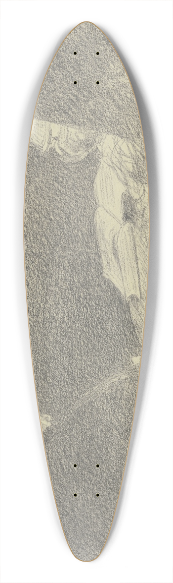 Louis Eysen - Mary und Emma Eysen unter einer Tischlampe 39.3 inch art pintail longboard deck