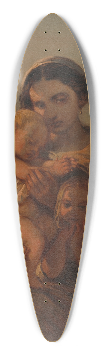 Louis Gallait - The Evening (le soir) 39.3 inch art pintail longboard deck