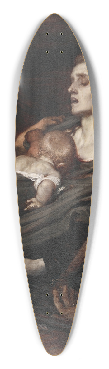 Louis Gallait - War 39.3 inch art pintail longboard deck