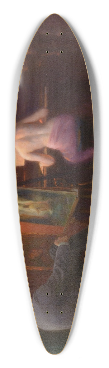 Louis Galliac - The Artists Model 39.3 inch art pintail longboard deck