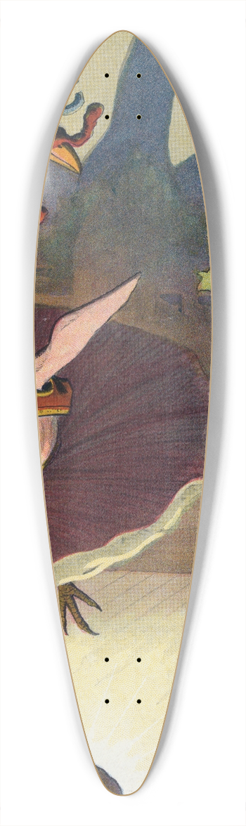 Louis Glackens - La premire danseuse 39.3 inch art pintail longboard deck