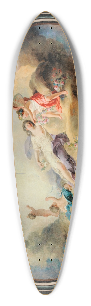 Louis-Jean-Franois Lagrene - Le triomphe de Flore 39.3 inch art pintail longboard deck
