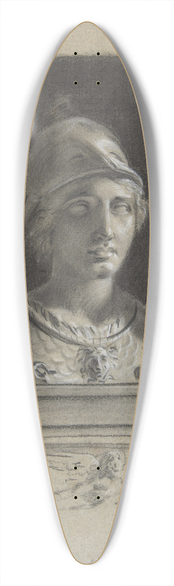 Louis Lopold Boilly - Minerva (Study after a Sculpture) 39.3 inch art pintail longboard deck