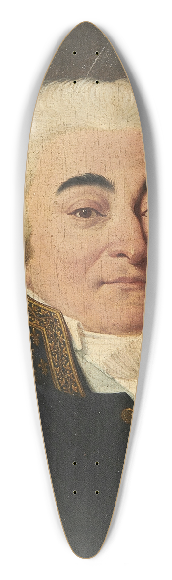 Louis Lopold Boilly - Portrait de Marie-Gabriel-Florent-Auguste, comte de Choiseul-Gouffier 39.3 inch art pintail longboard deck