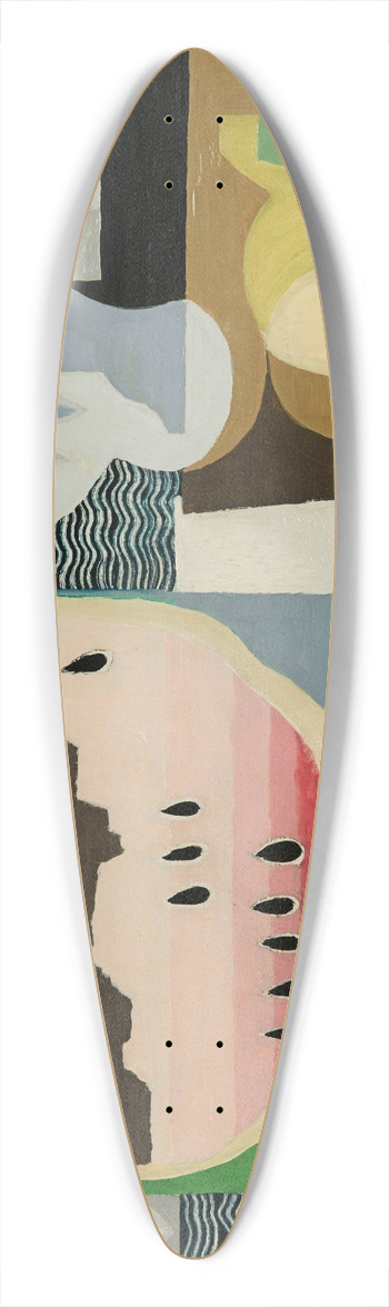 Louis Marcoussis - La Tranche De Pastque 39.3 inch art pintail longboard deck