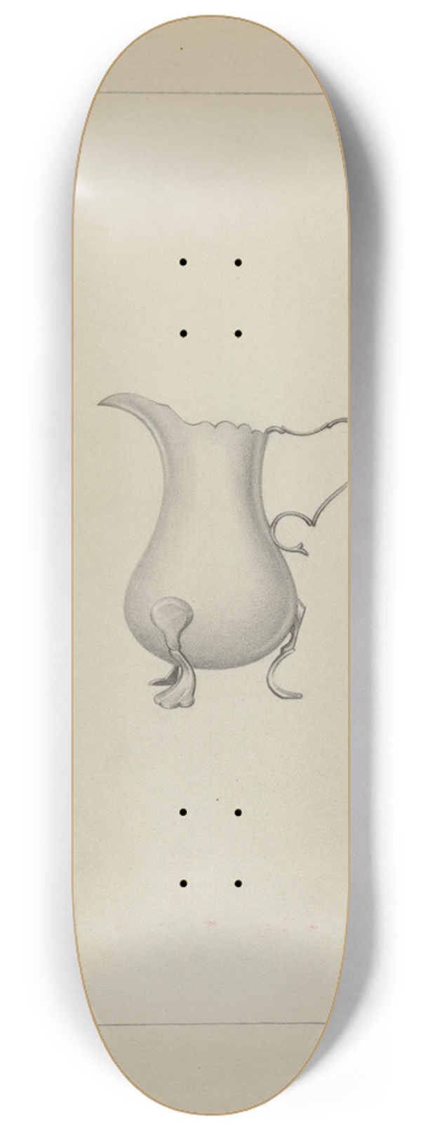 Giacinto Capelli - Silver Creamer 8.25 inch art skate deck