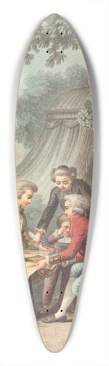 Louis-Marin Bonnet - Le Djeun 39.3 inch art pintail longboard deck