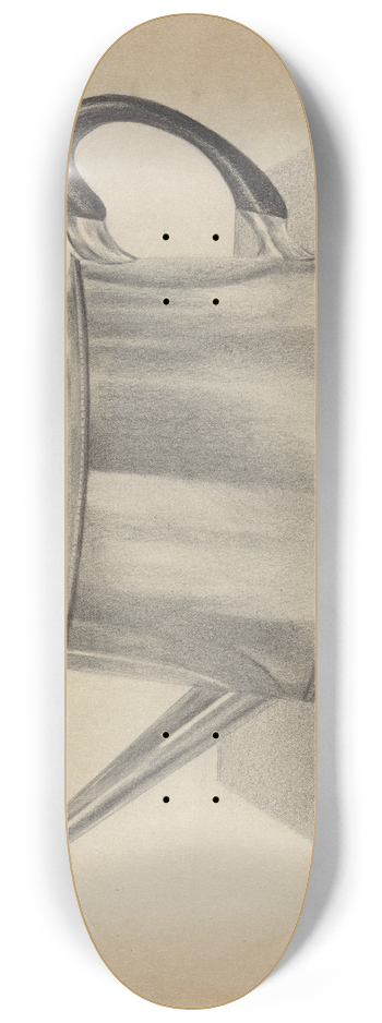 Giacinto Capelli - Silver Teapot 8.25 inch art skate deck