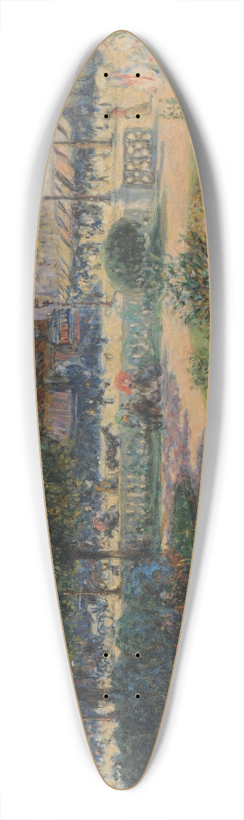 Louis Paviot - Le Square de la Trinit 39.3 inch art pintail longboard deck