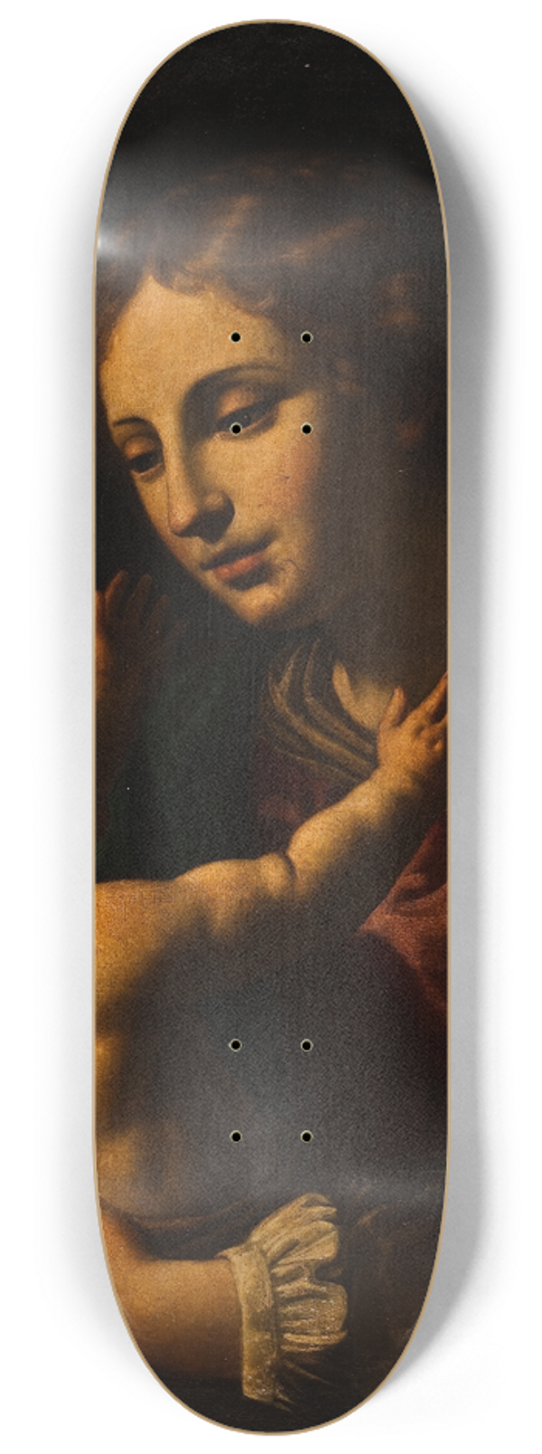Giacinto Gimignani - The Virgin And Child 8.25 inch art skate deck