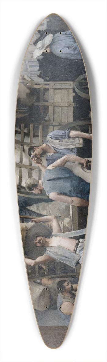Louis-Robert Carrier-Belleuse - Porteurs de farine, scne parisienne 39.3 inch art pintail longboard deck
