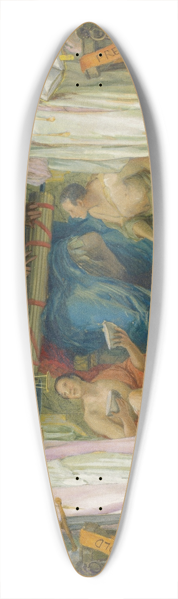 Louis Schaettle - Order 39.3 inch art pintail longboard deck