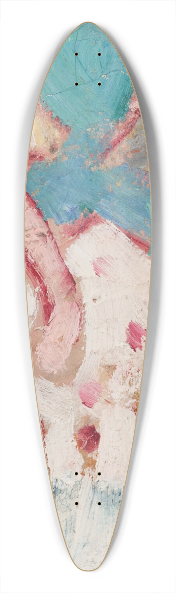 Louis Valtat - Columbine 39.3 inch art pintail longboard deck