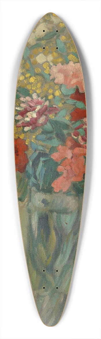 Louis Valtat - Fleurs dans un vase 39.3 inch art pintail longboard deck