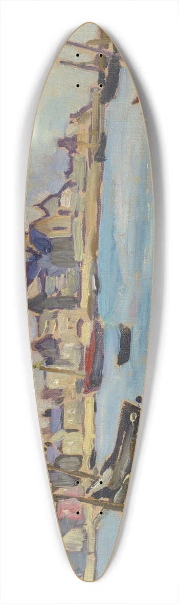 Louis Valtat - Marine 39.3 inch art pintail longboard deck