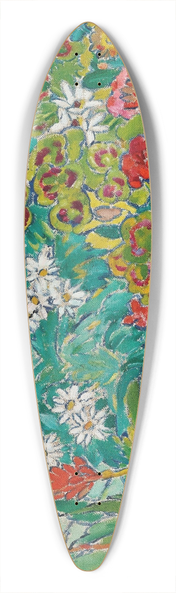 Louis Valtat - Parterre de fleurs 39.3 inch art pintail longboard deck