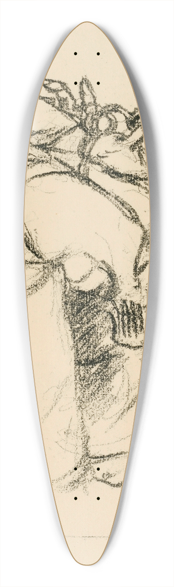 Lovis Corinth - Gefesselte Figur (ev. Isaak) 39.3 inch art pintail longboard deck