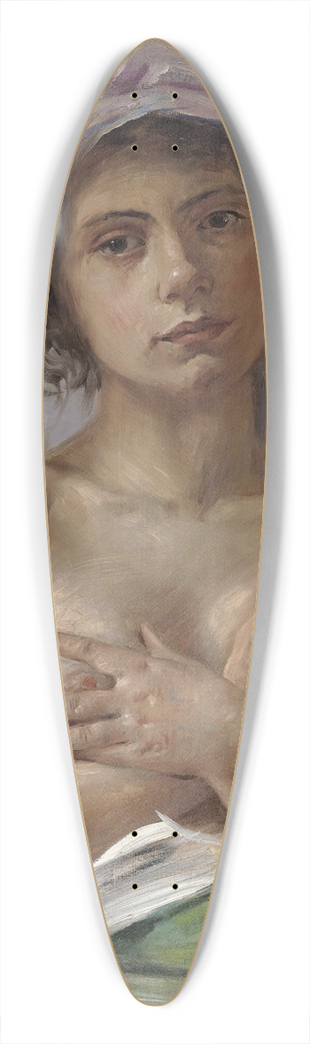 Lovis Corinth - Innocentia 39.3 inch art pintail longboard deck
