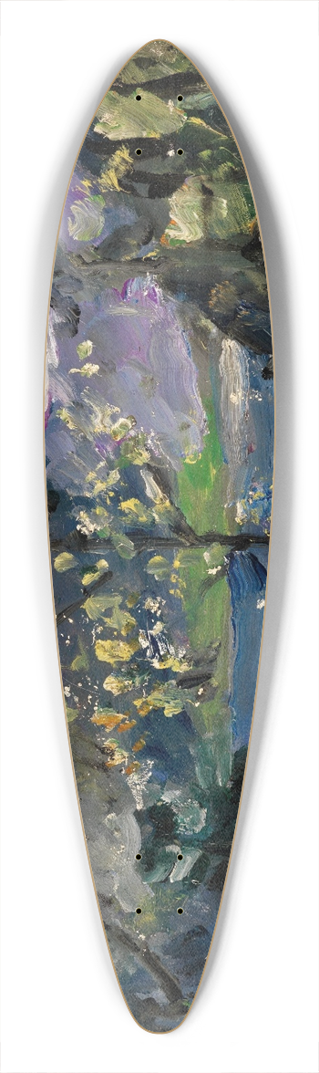 Lovis Corinth - Landschaft am Walchensee 39.3 inch art pintail longboard deck