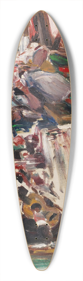 Lovis Corinth - Tiroler Bauernstube 39.3 inch art pintail longboard deck