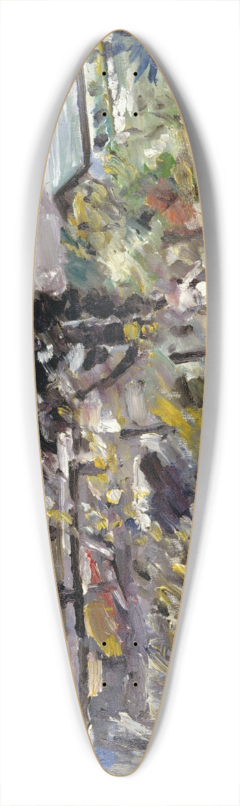 Lovis Corinth - Walchensee, Silverway 39.3 inch art pintail longboard deck