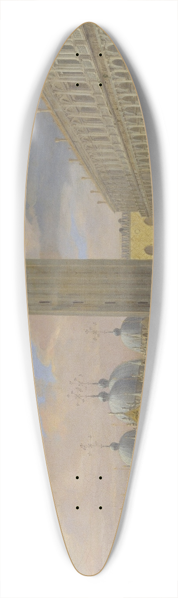 Luca Carlevarijs - Piazza San Marco, Venice 39.3 inch art pintail longboard deck